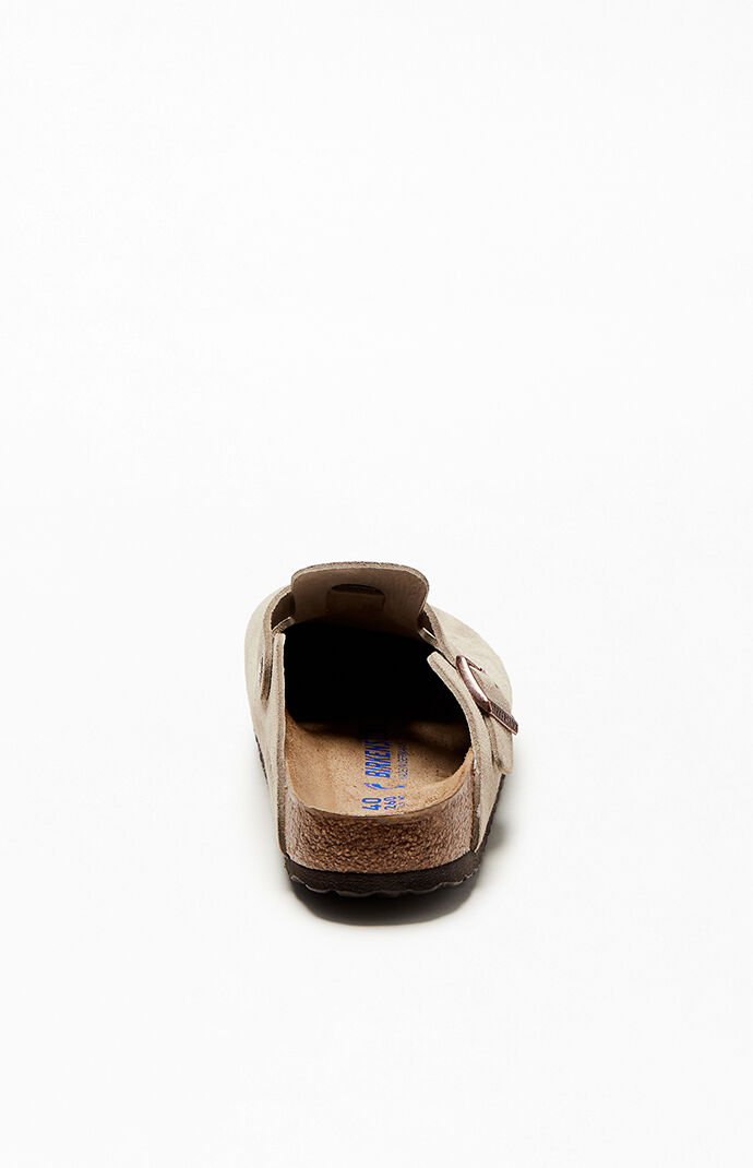 Birkenstock Women s Boston Soft Footbed Clog Taupe PacSun