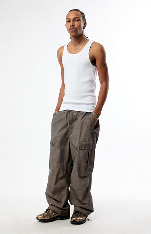 Script Ribbed Tank Top image number 5