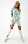 Light Blue Ultra High Waisted Slim Fit Jeans Light Blue Ultra High Waisted Slim Fit Jeans image number null