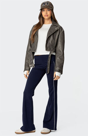 Livie Fold Over Flared Leggings image number 1