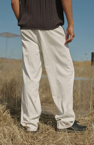 Eco Pleated Corduroy Trousers image number 4