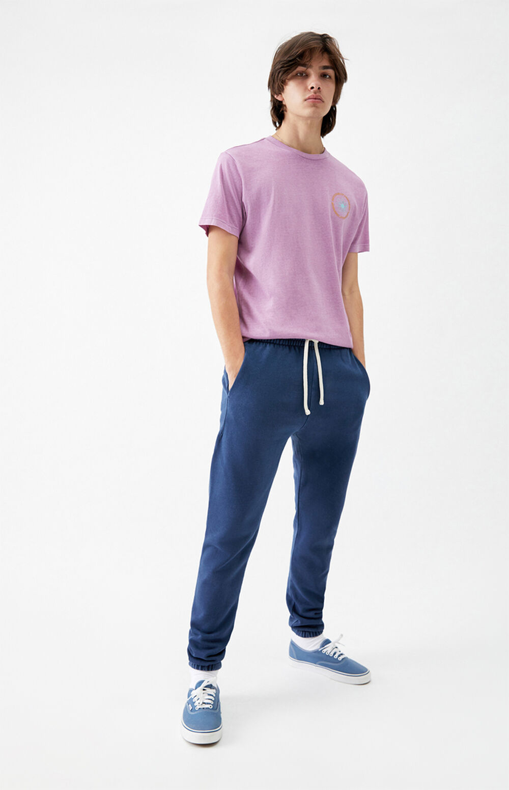 PacSun Blue Basic Sweatpants | PacSun