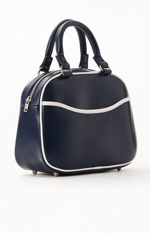 Navy Top Handle Purse image number 3