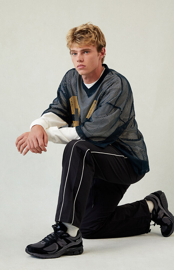 ★BROWNBREATH★ WASHED LINE TRACK PANTS BLACK MUSINSA | BROWNBREATH W TRACK PANTS - BLACK