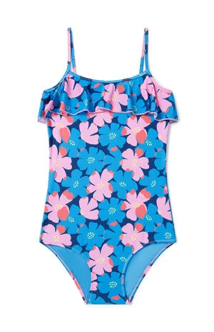 Kids Sully Floral One Piece Swimsuit image number 1