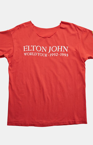 '90s Elton John World Tour Graphic T-Shirt image number 4