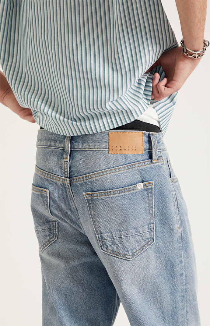 Pacsun Cade Straight Jeans Medium Blue