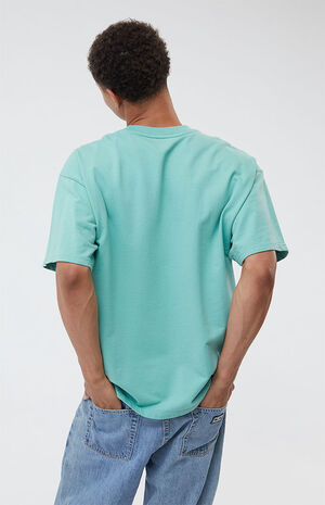 Green Oversized Terry T-Shirt image number 3