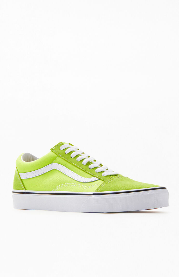 Neon high top outlet vans