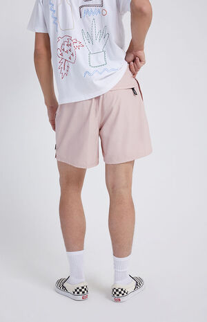Pink Primary Volley Shorts image number 4