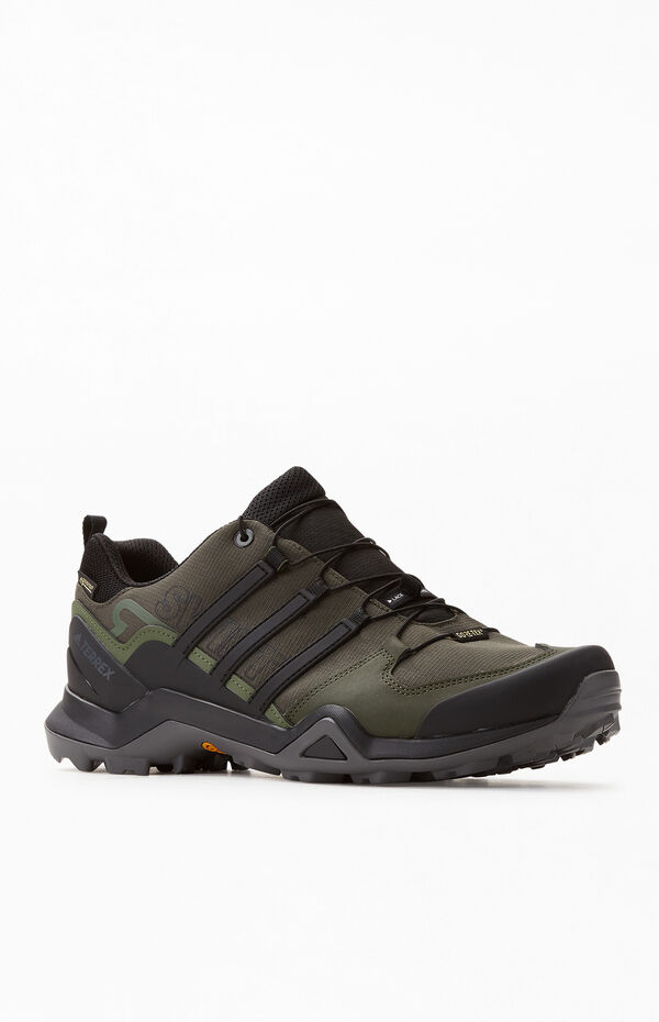 adidas Olive Black Terrex Swift R2 Mid GTX Shoes PacSun