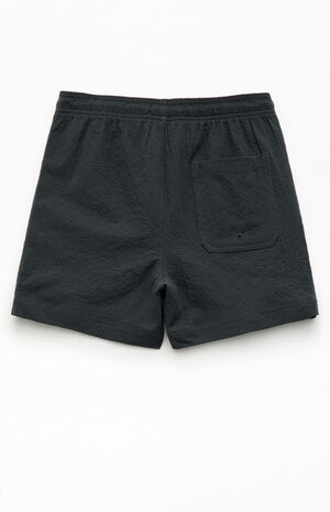 Black Sail Seersucker 4.5" Swim Trunks image number 2