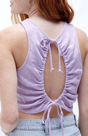 Tie Back Babydoll Top image number 2