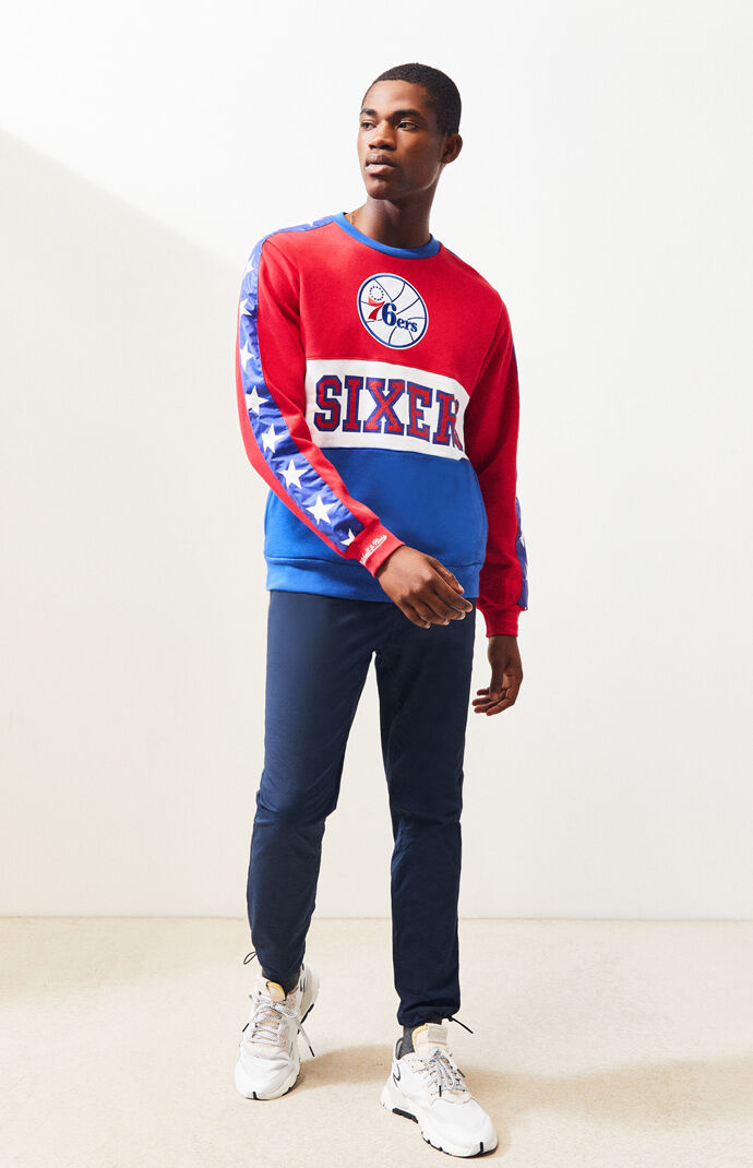 76ers crewneck sweatshirt clearance
