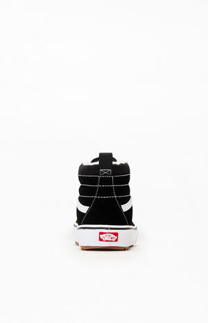 Kids Black & White MTE SK8 Hi Shoes image number 3