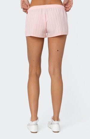 Irene Low Rise Pointelle Micro Shorts image number 4