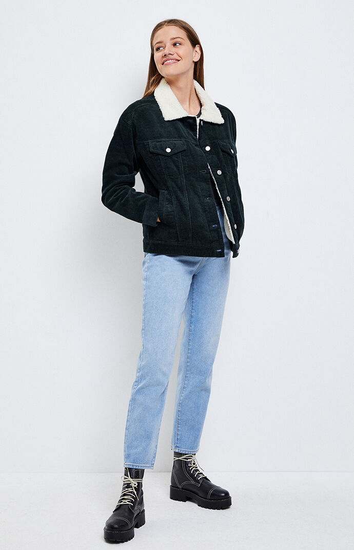 pacsun sherpa denim jacket