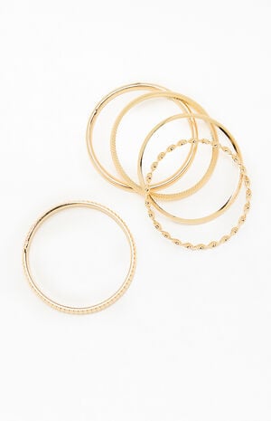 Evelyn Metal Bangle Set image number 2