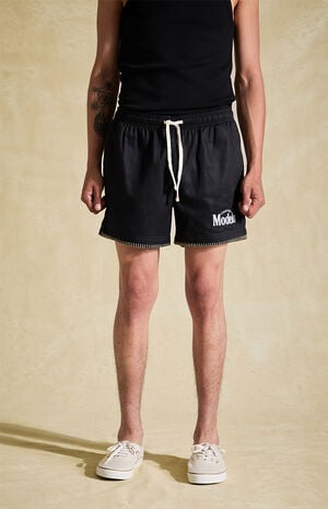 Blanket Stitched Logo Shorts image number 2