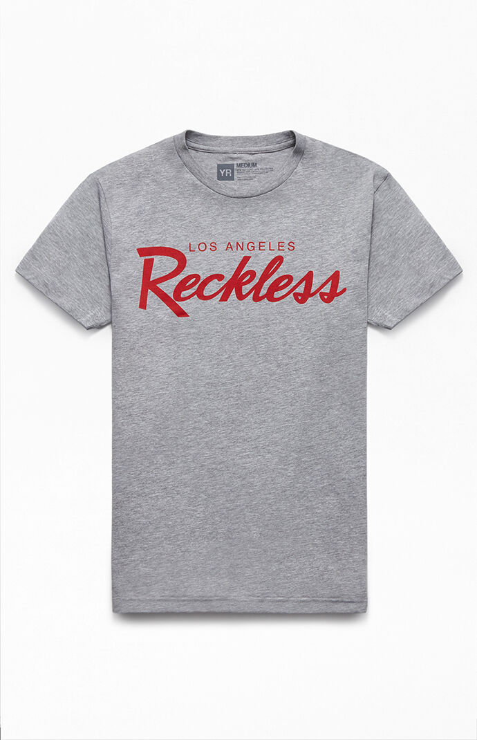 Young Reckless Heather Grey Og Reckless T Shirt Pacsun