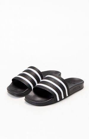 Black & White&nbsp;Adilette&nbsp;CF Slides image number 2