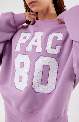 Pac 1980 Eyelet Crew Neck Sweatshirt image number 2