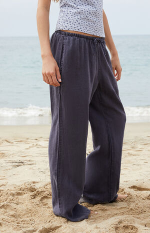 Blue Nanda Baggy Pants image number 3
