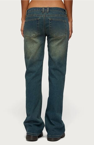Moonie Low Rise Bootcut Jeans image number 2