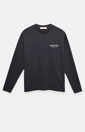 Vintage Black Classic Long Sleeve T-Shirt image number 1