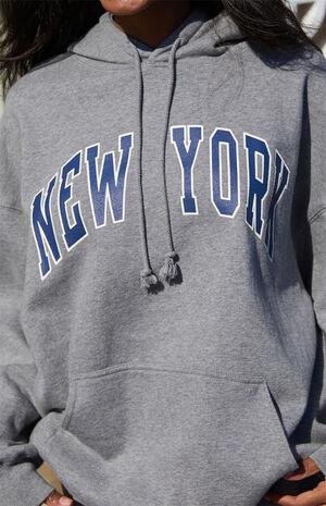 Heather Grey New York Hoodie image number 5