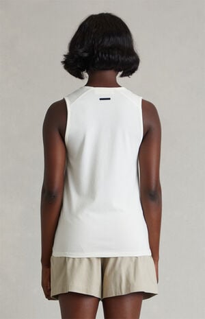 Women's Ivory Classic Tank Top image number 4