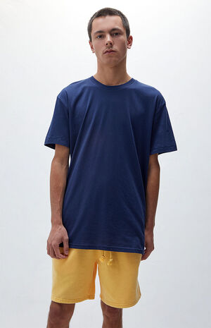 Navy Regular Fit Solid T-Shirt image number 1