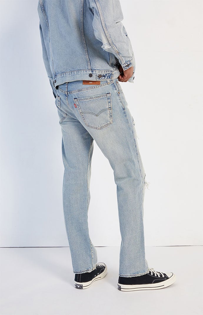 Levi's 501 light blue hot sale