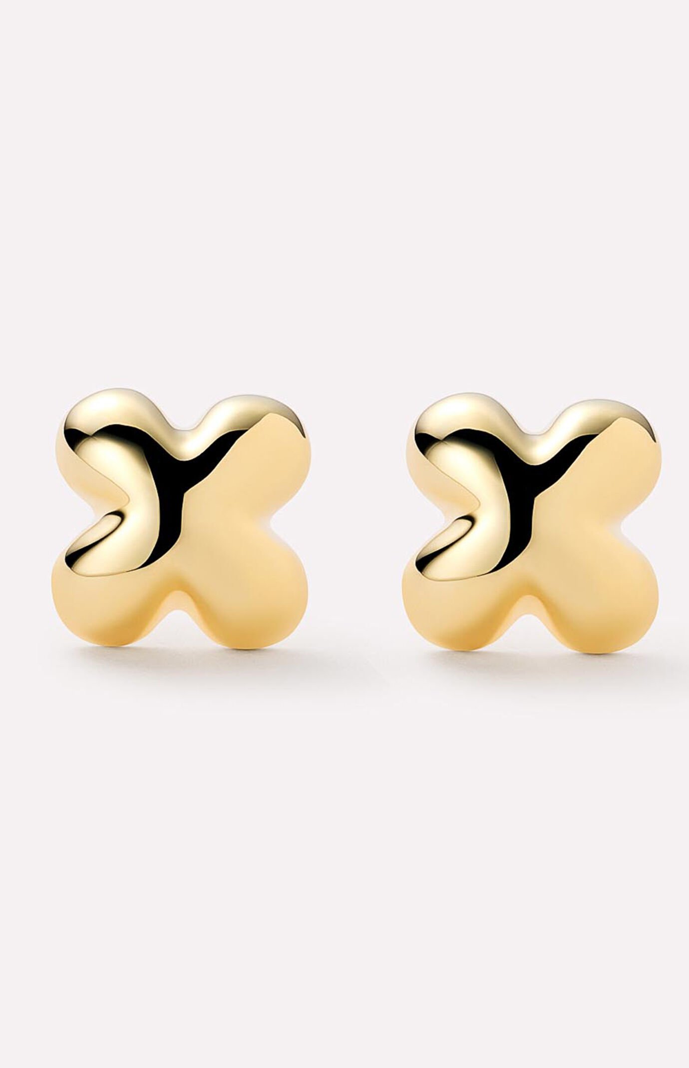 Ana Luisa Cassia Gold Stud Earrings