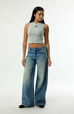 Ribbed Crop Tank Top image number 4