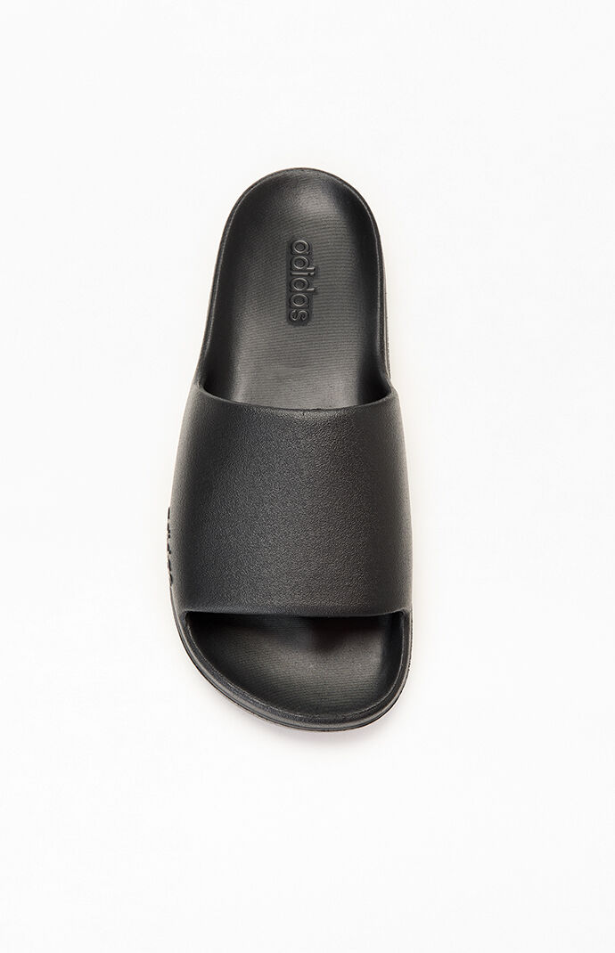 adidas Black Adilette Lumia Slides | Pacsun