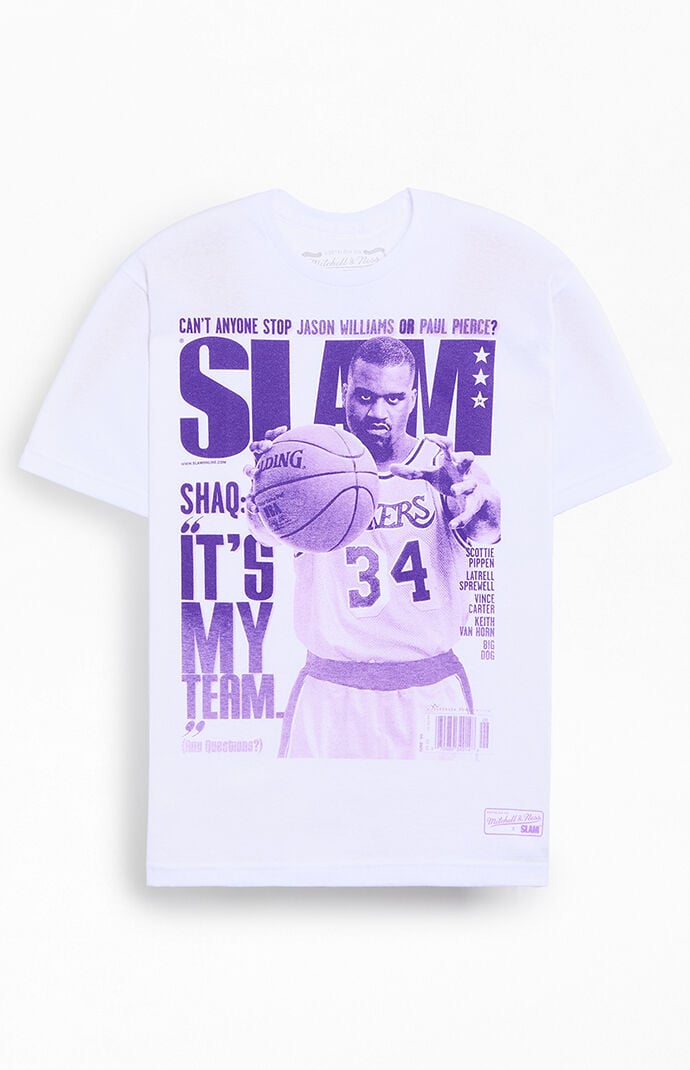Mitchell & Ness Slam Shaq Gradient T-Shirt Mitchell & Ness Slam Shaq Gradient T-Shirt