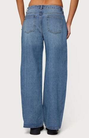 Skye Low Rise Baggy Jeans image number 3