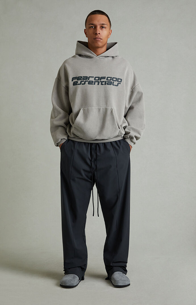 Fear of God ESSENTIALS Vintage Black Relaxed Track Pants | Pacsun