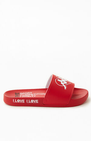| Sandals Kappa Red Slide Authentic 1 PacSun Aasiaat