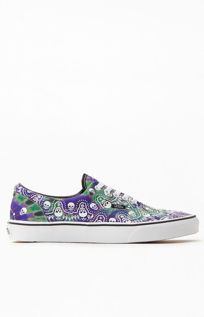Purple Bandana Tie-Dyed Era Shoes