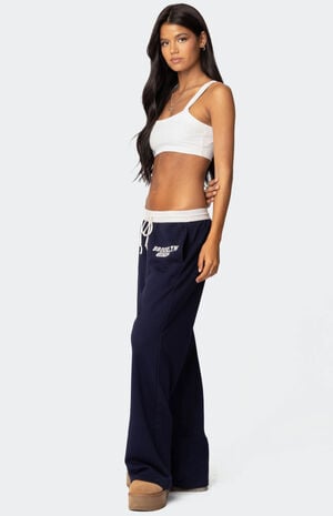 Sariah Contrast Ribbed Crop Top image number 2