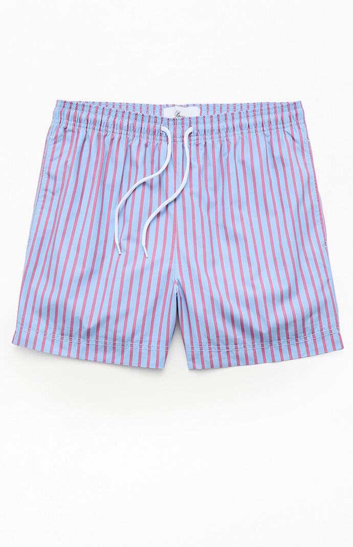 Pacsun Vintage Striped 4.5" Swim Trunks