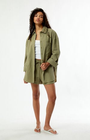 Striped Overswim Shirt image number 4