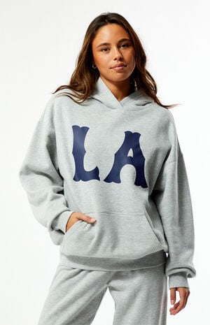 Heather Grey LA Hoodie image number 2