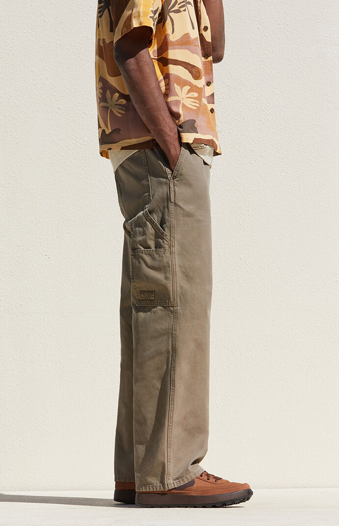 PacSun Brown Baggy Carpenter Jeans