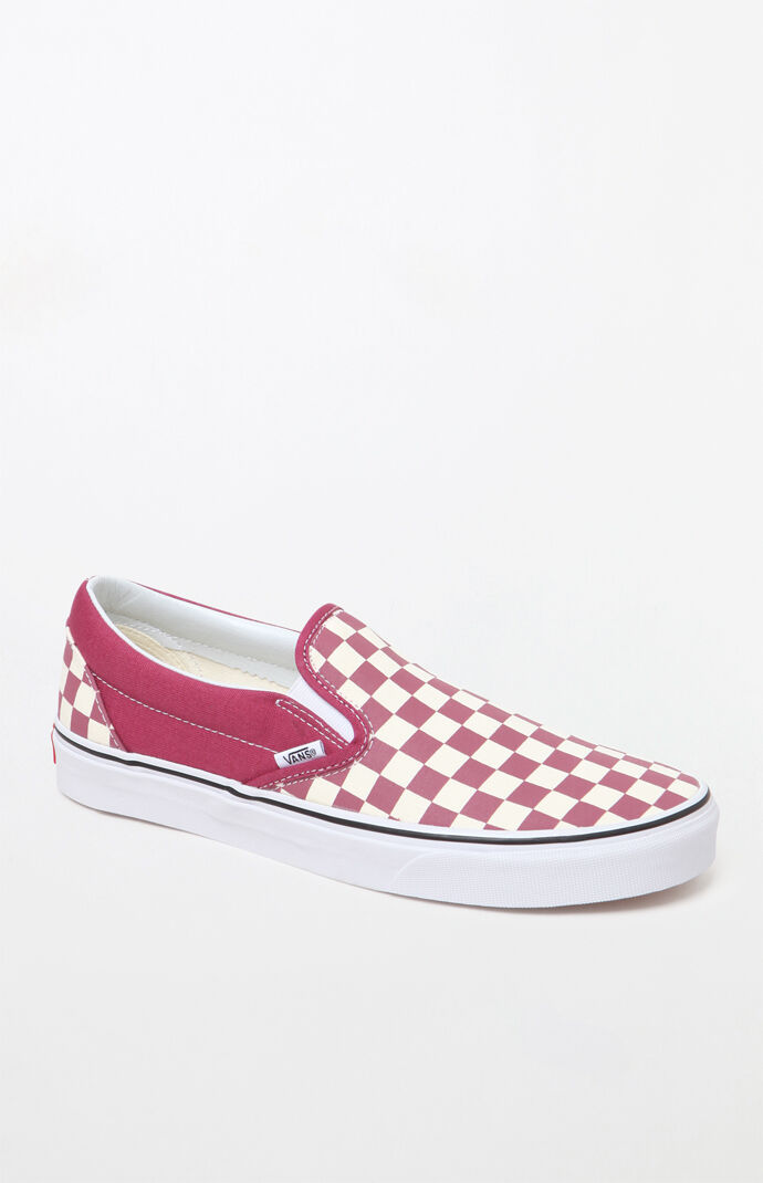 vans classic checkerboard red and white slip on shoes pacsun pacsun mens jeans size chart