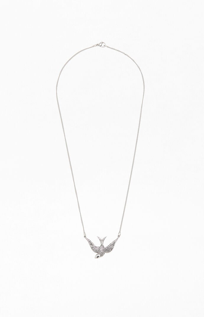 John Galt Silver Bird Necklace