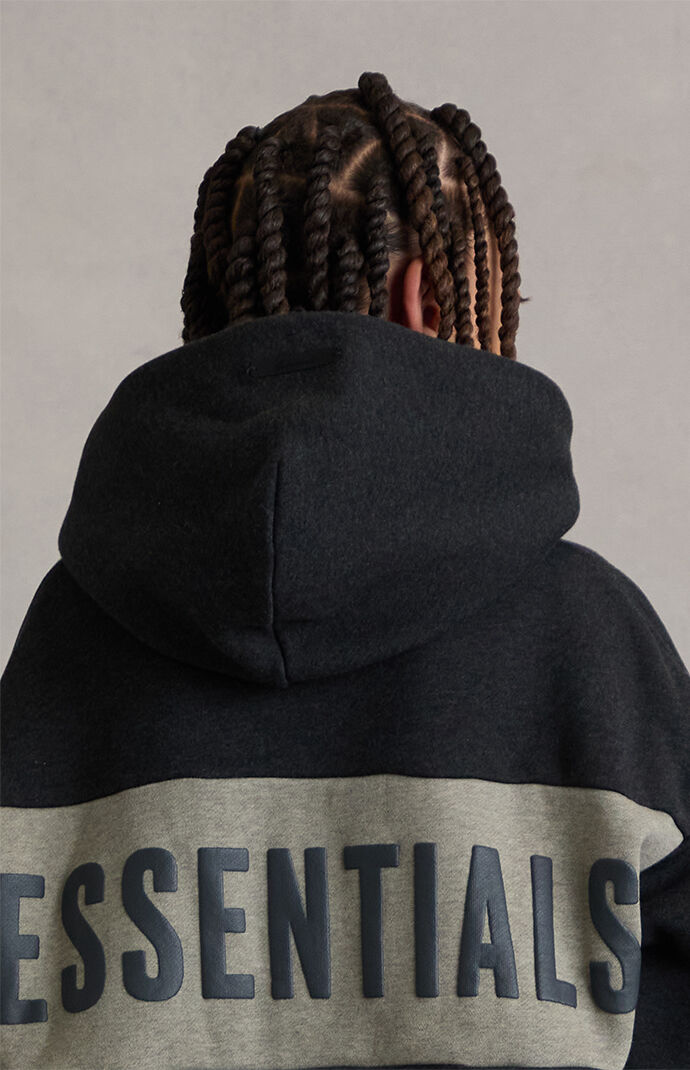 Fear of God ESSENTIALS Kids Paneled Cropped Relaxed Hoodie