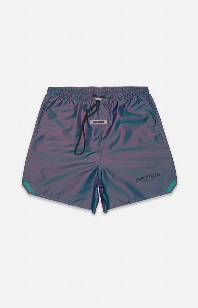 fear of god iridescent shorts